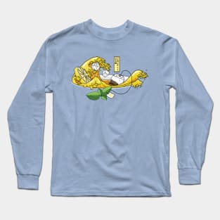 Great Wave of Tea Long Sleeve T-Shirt